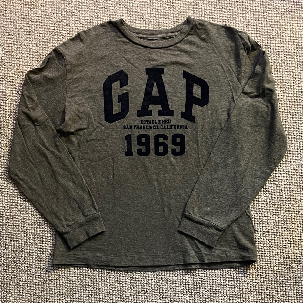 GAP Dark Green Long Sleeve Shirt